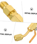 Three Piece Heavy Duty Solid Brass Ball Valves That Slide Into Tight Spaces Like A Dream And Deliver A Bulletproof Shut Off With No Sweat Hook Up For Any Plumbing Or HVAC Project close-up of durable brass construction and fittings.