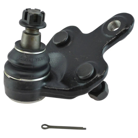 Ball joint from a front steering and suspension kit, essential for Lexus RX and Toyota Highlander, heavy-duty design.