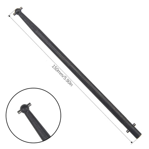 RC Nitro Drill Starter Wand Part 11003 Replacement Shaft Pin End, 150mm metal rod for 1/10 scale off-road RC cars and trucks.