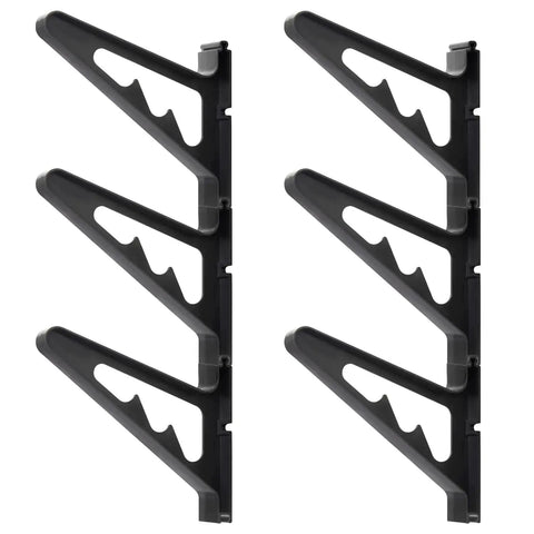 Heavy Duty Snowboard Wall Mount Rack Adjustable Ski Storage System Hella Secure indoor gear holder ABS brackets for wall.