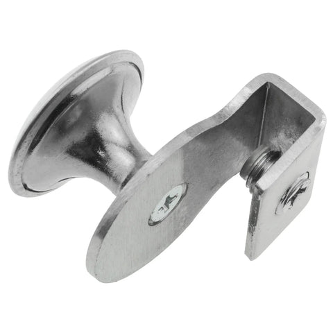 Stainless Steel Glass Door Pull Handles Set Of 2 For 5 To 8mm Glass Thickness 28mm Round Knobs Rust Resistant Scratch Resistant Hardware