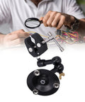 Heavy Duty Soldering Clamp And Stand For Maintenance And Repair, Alloy Steel Fixture Tool, Stable Bench Holding, Welding Support, Compact Design For Technicians And DIY Hobbyists, adjustable bench clamp for wiring