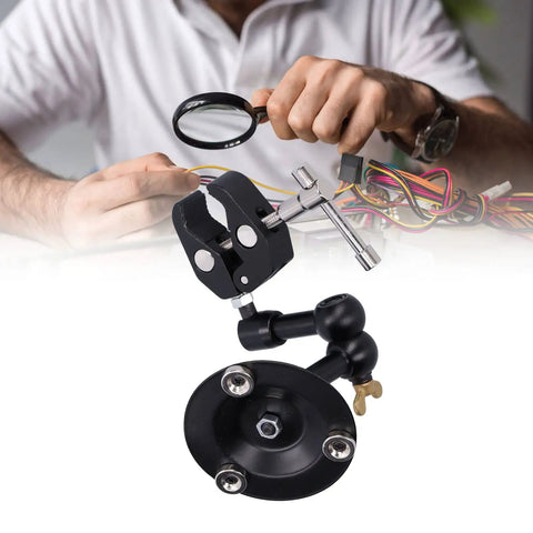 Heavy Duty Soldering Clamp And Stand For Maintenance And Repair, Alloy Steel Fixture Tool, Stable Bench Holding, Welding Support, Compact Design For Technicians And DIY Hobbyists, adjustable bench clamp for wiring