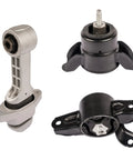 Rock Solid Engine Motor And Transmission Mount Replacement Kit For Hyundai Accent Elantra shown from front view with heavy-duty construction.