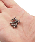 Rock Solid Titanium Torx Replacement Screw Kit Includes One Pivot Nut Plus Two T10 Bolts Eighteen Compact T6 Body Screws And Four Extended T6 Clip Fasteners Designed To Keep Your Benchmade Bugout 535 EDC Knife Running Sweet in a hand.