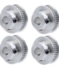 Set of 4 8Mm Bore 40 Tooth GT2 Timing Pulleys for 6mm Belts Aluminum Alloy Synchronous Wheels with Double Bearings