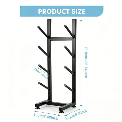 Freakishly Durable Industrial Grade Steel Knocks Out Clutter With A Badass 4 Tier Skateboard Rack Floor Stand dimensions shown