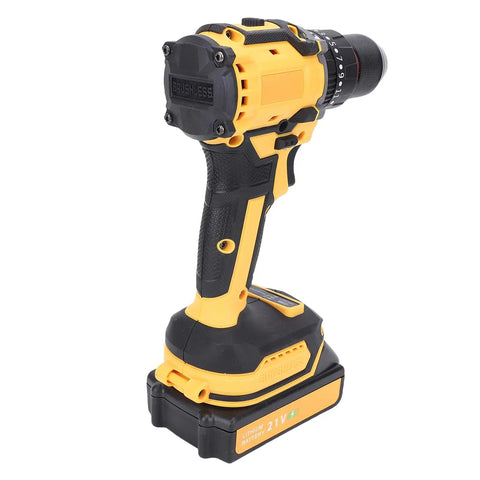 Heavy Duty Workhorse 21V Cordless Impact Driver And Power Drill With 40 Nm Torque 550W Motor 3 In 1 Versatile Set for precise jobs.