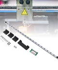 Mgn12 Linear Rail Kit For Neptune 3 Plus And 4 Plus 3D Printers High Carbon Cr Steel Upgrade Mod includes rail and installation parts.