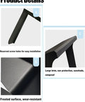 Heavy Duty EV Charger Cover That Shuts Out Any Weather Wall Mount Charging Station Shield Built Like A Tank details; reserved screw holes, frosted metal surface.