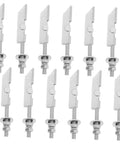 Beefy Heavy Duty Metal Toggle Bolt And Drywall Anchor Kit M8x72x100mm For Hollow Wall Mounting And Shelf Securing, 12 pieces