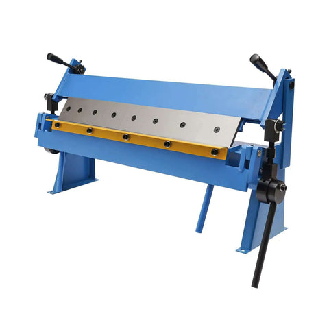 24 Inch Pan And Box Metal Brake With Removable Fingers For Sheet Metal Bending And Fabrication Industrial Grade Heavy Duty Bender