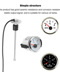 Heavy Duty Marine Fuel Sending Unit 16 Inch Stainless Steel Gas Tank Level Sender 240 To 33 Ohm Fuel Water Tank Sensor with gauges