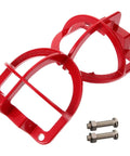 Knockout Pro Grade Heavy Duty Fire Sprinkler Head Guard Cover Protector Cage For Ceiling Impact Defense red plastic cage with screws