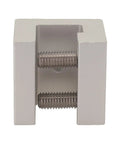 Heavy Duty Aluminum Standing Seam Clamps Four Pack With Stainless Steel Screws No Sweat Rigging Tough As Nails Solar Panel Roof Brackets, close-up view.