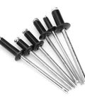 Pro Grade 120 Piece Blind Rivet Kit Made From Aluminum Alloy With Smooth Shafts For Clean, Neat Install, Six Sizes M2.4x6 M3x6 M3.2x6.4