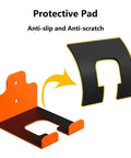 Protective pad for Garage Trimmer Rack Weed Eater Hanger String Trimmer Wall Mount, anti-slip and anti-scratch detail.