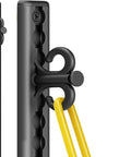 Adjustable Aluminum Resistance Band Wall Mount With 40 Inch Self Locking Track showing secure locking mechanism and band attachment.