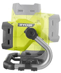 Hybrid LED Work Light With Color Range 2700K To 5000K, 18V One Plus Compatible, showing rotating head feature and durable body.