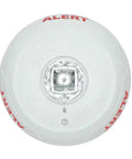 White Ceiling Strobe Alert With Clear Lens High Visibility Fire Alarm Signal Loud Dope Visual Alert For Homes And Businesses Easy Ceiling Mount Durable And Reliable Safety Accessory