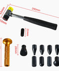 Pro Grade Dent Repair Tool Kit With Rubber Hammer And Repair Pens For Auto Body And Sheet Metal Dent Removal Set Random Color