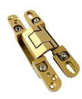 No-Nonsense Hidden Door Hinges 140Mm Silver Adjustable Concealed Cabinet Hardware Set Of 2 dimensionally adjustable gold hinge