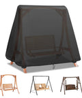 Waterproof A Frame Swing Cover For 72 Inch Porch Swings Glider Hammocks Windproof With Drawstring Buckles covering swing