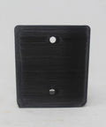 Front view of Slick 8 Pack Tool Mount Holders For 24V Power Tools Black Wall Mountable Organizers Durable PLA Construction