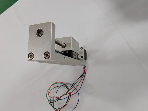 Top view of Mini Linear Motion Actuators With Lead Screw And Motor For DIY CNC Router Parts X Y Z Linear 60mm Stroke