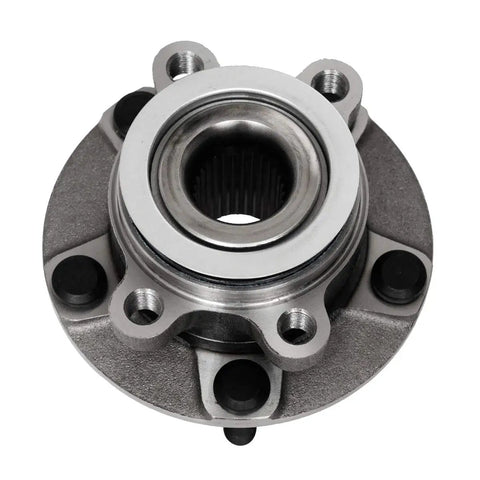 Pair Front Wheel Hub And Bearing Assembly 513298 For 2007 To 2012 Nissan Sentra 2.5L showing front view with sealed bearings.