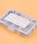 120 Piece Aluminum Blind Rivet Set Heavy Duty Kit For Home Repair And DIY Projects Includes M2.4 M3.0 M3.2 M4 Rivets