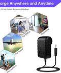 Wall Power Adapter For AD-E95100B Workstation Keyboard 100V-240V AC Input 50/60Hz, suitable for travel, office, home, and outdoor use.