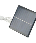 Rugged 5W USB Solar Panel With Monocrystalline Silicon Portable Charger for 3.7V-5V Batteries, angled view