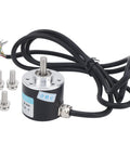Compact Encoder Motor Reducer With 6mm Solid Shaft For Stepper And Servo Motors, 3-Phase Speed Reducer, 6000 RPM, Low 30mA Current