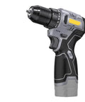 Heavy Duty Cordless Electric Drill and Mini Screwdriver With Rechargeable Lithium Battery Compact Power Driver Tool For Rapid Home Repairs and Quick Diy Tasks Hella Reliable Operation Guaranteed side angle view