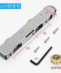 Top Shelf Stainless Steel Slider Door Rollers Featuring Silent Double Copper Bearings For Glass Patio Doors Aluminum Window Frames And Bathroom Shower Applications Straight Up Easy Swap with parts and tools.