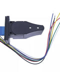 Level Up Your Fleet With This Heavy Duty Upper Control Box Joystick Replacement Compatible For Haulotte Vertical Mast Lifts Boasting Plug And Play Fit And Snappy Handling, showcasing black joystick with wiring.