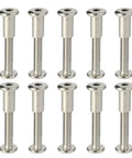 M6 X 35mm Socket Cap Bolts With Barrel Nuts For Furniture Assembly Are Total Badasses Featuring Stainless Steel 304, 10 pieces.
