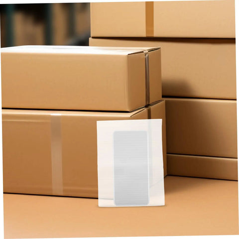 100 Pack Eva Foam Protective Bags For Shipping Delicate Cups Plates And Jewelry Bringing Knockout Cushioning, placed alongside moving boxes.