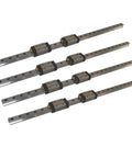 2750mm High Precision CDG65 Linear Guide Rail Kit With 8 CDG65B Square Bearing Sliders, 4 Rails For CNC Machines And DIY Projects