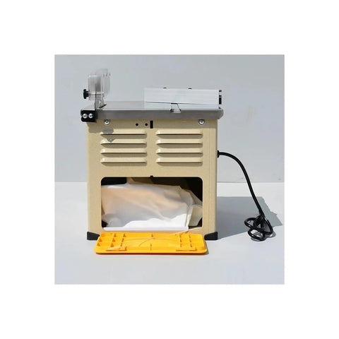 Dust Free Mini Table Saw Station For Woodworking Portable Sliding Workbench With Dust Collection Pro Grade Multifunction