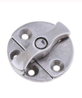 Premium Marine Grade 316 Stainless Steel Deck Hardware Round Twist Lock Latch for Boat Doors with a 43mm knob