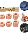200 Piece Copper Sealing Washers And Flat Ring Gasket Set For Automotive Sheet Metal Repair DIY Ready Metric Crush Washers