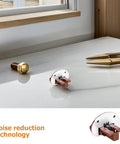 Drawer Slides Replacement Kit With Rollers And Guides, noise reduction feature with metal and plastic components on table.