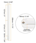 Smooth As Butter Plastic Drawer Slides Side Mount Cabinet Runners For Dressers And Cupboards White Furniture Hardware dimensions guide