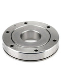 Heavy Crossed Roller Slewing Ring Bearing 57Mm X 140Mm X 26Mm No Gear Teeth showing smooth metal surface and center hole.