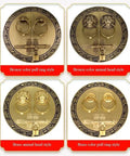 Bulletproof Heavy Duty Solid Brass Slide Bolt Latch in bronze and brass styles for secure gates, featuring pull ring and animal head designs.