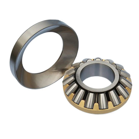Built Tough Heavy Duty Spherical Roller Bearing 29417 Series showing steel rollers and inner and outer rings for machines.