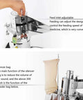 High Speed Electric Grain Grinder Mill For Spices And Herbs And Dry Cereals Pro Grade Powder Machine feed inlet and silencer bag