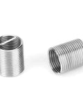 Stainless steel M6x1 threaded inserts from 30-Piece Heavy-Duty Thread Repair Kit For Aluminum And Soft Metals